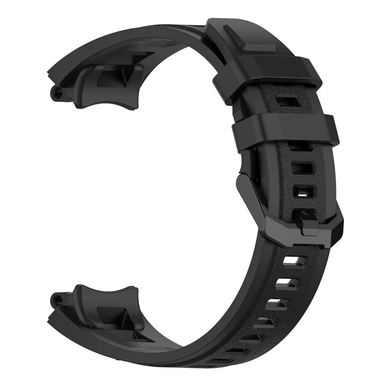 Para Huami Amazfit T-Rex 2 Substituição Relógio Banda de Relógio Strap Universal 22mm Silicone Watchband - Preto