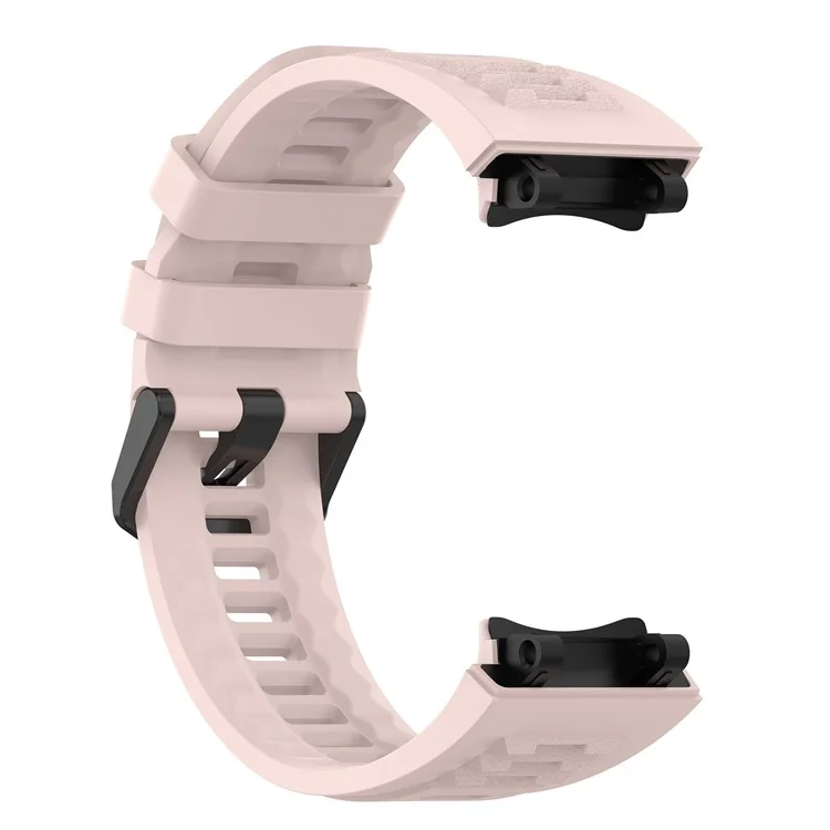 For Huami Amazfit T-Rex 2 Replacement Watch Band Watch Strap Universal 22mm Silicone Watchband - Pink