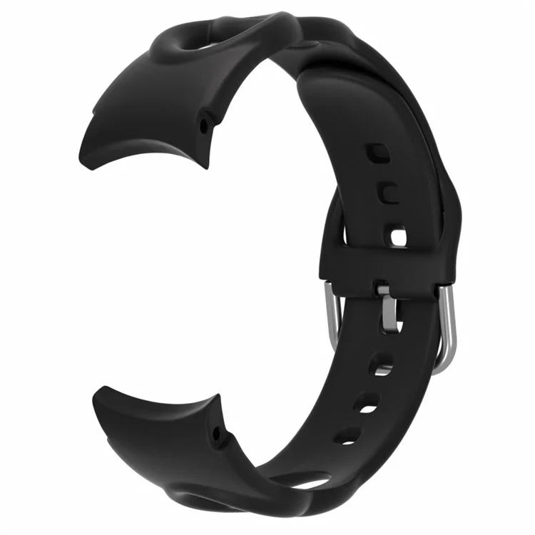 Para Samsung Galaxy Watch4 40 mm / 44 mm / Watch4 Classic 42 mm / Banda de Reloj de Lanzamiento Rápido de 46 mm Conjunto Silicone Hollow Watch Strap de Reemplazo de 20 mm Banda de Vigilancia - Negro