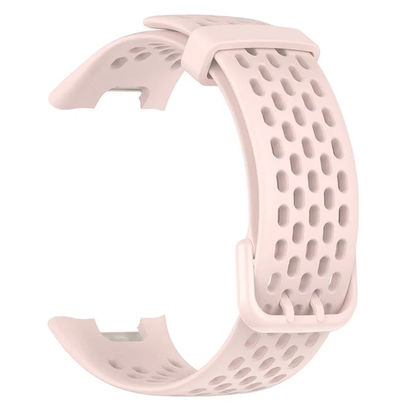 For Xiaomi Mi Band 7 Pro Soft Silicone Watch Strap Wear-resistant Breathable Replacement Band - Pink