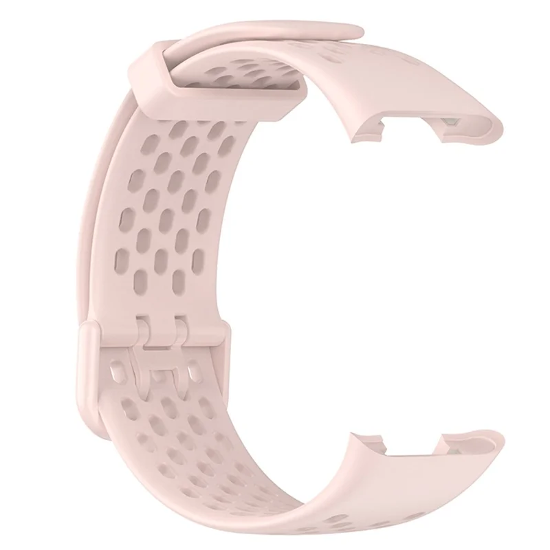 For Xiaomi Mi Band 7 Pro Soft Silicone Watch Strap Wear-resistant Breathable Replacement Band - Pink