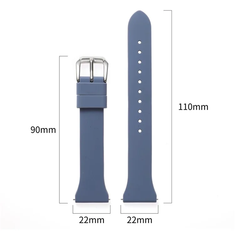 Für Huawei Watch GT 3 Pro 46mm / Apex 46mm / Apex Pro Universal 22mm Ersatz-Armband - Babyblau