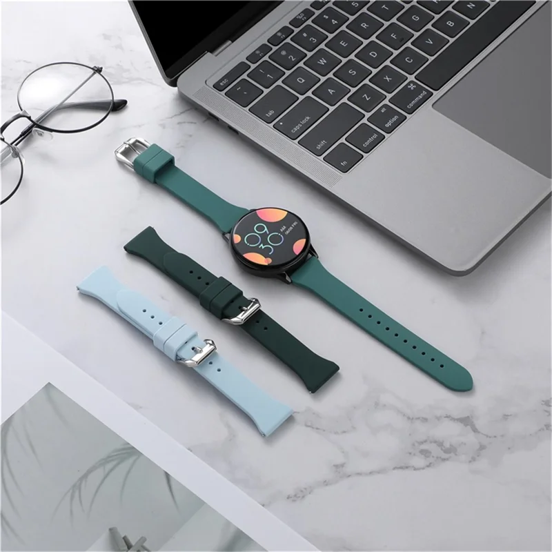For Huawei Watch GT 3 Pro 46mm / Apex 46mm / Apex Pro Universal 22mm Replacement Strap Adjustable Silicone Wrist Band - Black