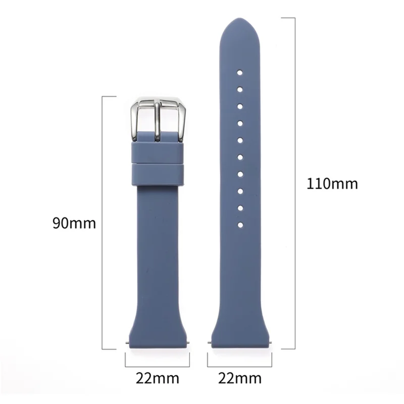 For Huawei Watch GT 3 Pro 46mm / Apex 46mm / Apex Pro Universal 22mm Replacement Strap Adjustable Silicone Wrist Band - Black
