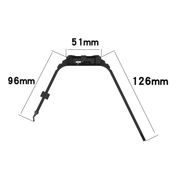 Para la Serie Apple Watch 7 45 Mm/6 5 4 SE (2022) SE 44 Mm/1 2 3 42 mm Band de Reloj de Silicona Parte de Reemplay - Negro