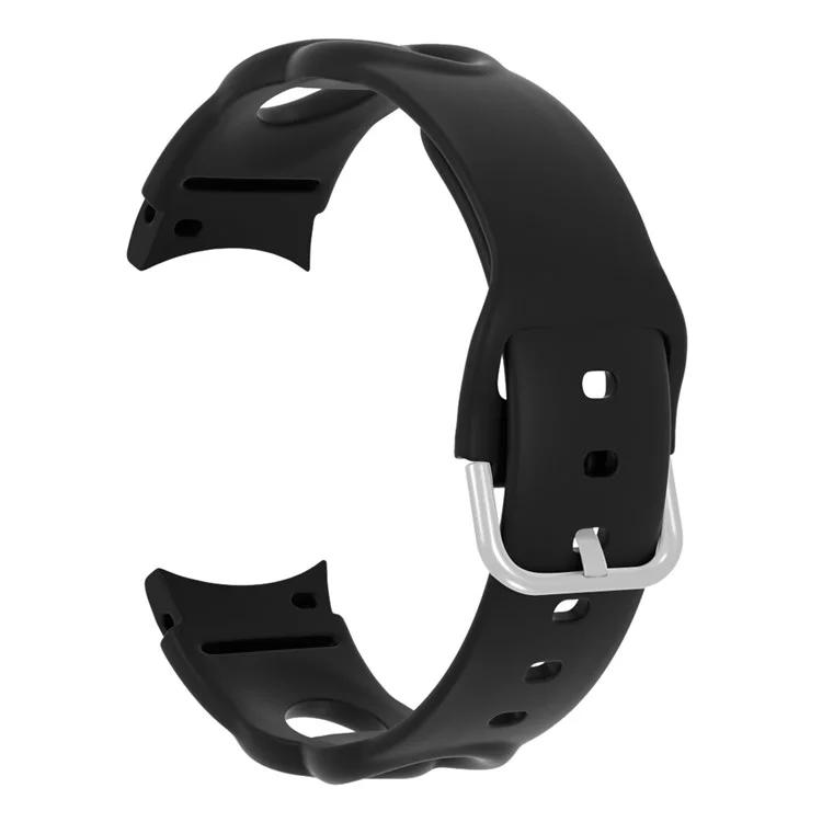 Para Samsung Galaxy Watch 5 40mm / 44 mm / 5 Pro 45mm Redução Rápida Relógio Strap Definir Silicone Hollow Watch Band 20mm Repollo Substacement Watchband - Preto