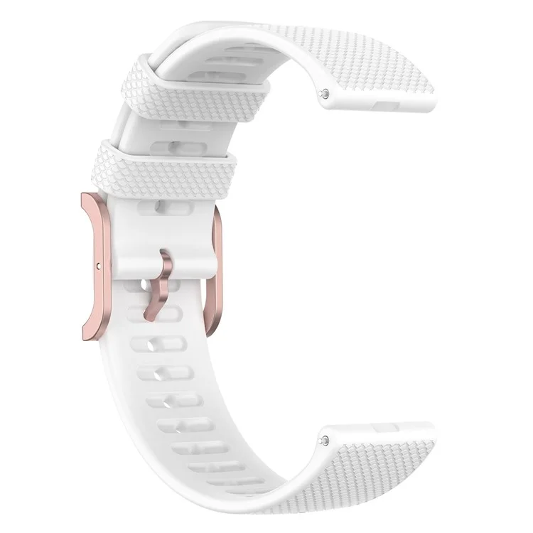 Para Samsung Galaxy Watch 5 40 mm / 44 mm / Mira 5 Pro 45 mm / Watch4 40 mm / 44 mm / Watch4 Classic 42 mm Anti-slip Dot Texture Design Silicone Watch Strap de la Muñeca de la Muñeca - Blanco
