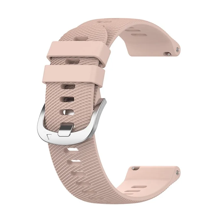 Para Xiaomi Haylou Solar LS01 / Boat Watch Storm Silicone Smart Watch Strap Cross Stripe Design 19mm Universal Adjustable Wrist Band - Light Pink