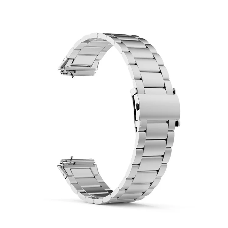Per Huawei Band 7 Tre perline Cinturino per orologio di ricambio in acciaio inossidabile anti-graffio - Argento