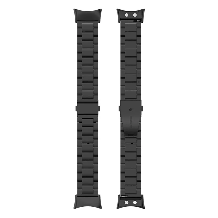 For Garmin Forerunner 45 / 45S  /  Swim 2 Quick Release Watch Strap Metal Watch Band Replacement Strap with Folding Clasp - Black