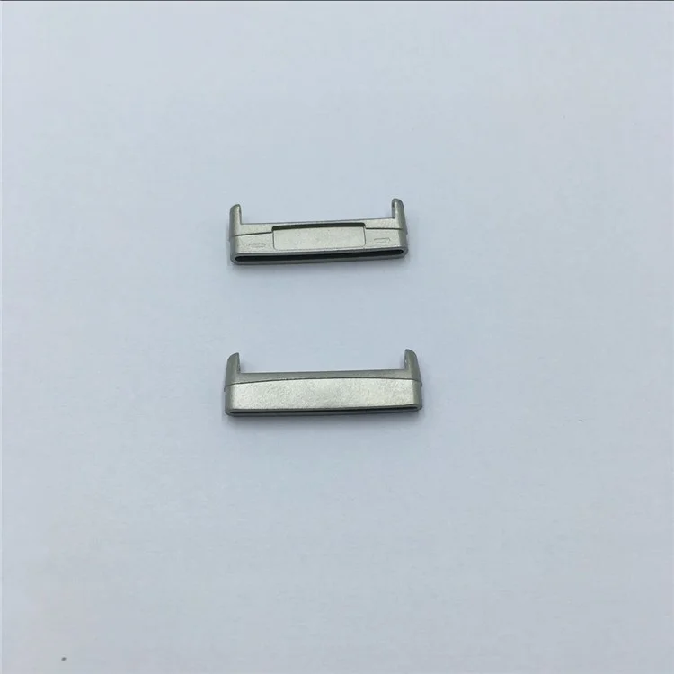 1 paire pour Fitbit Versa 4 / Sense 2 Adaptateur de bracelet de montre en métal - Argent