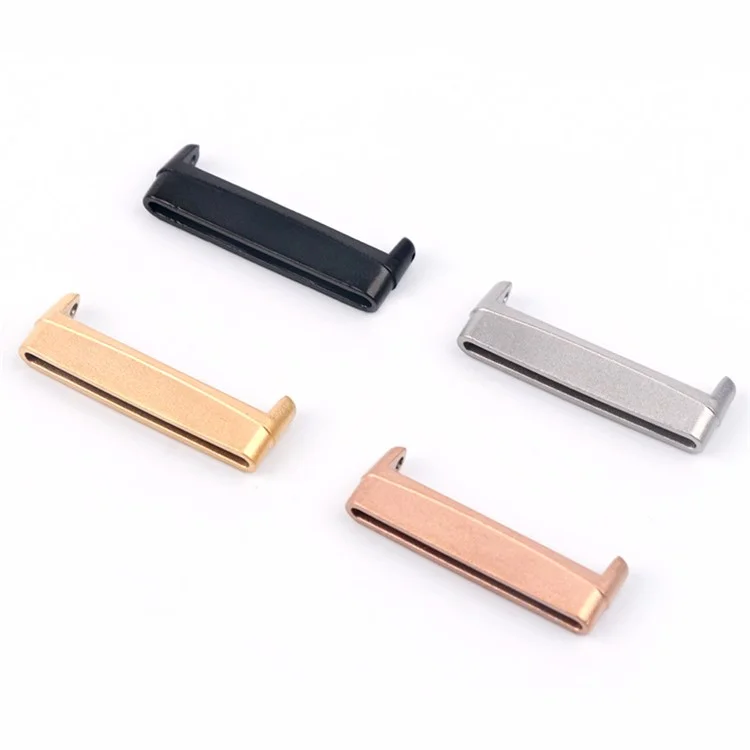 1 paire pour Fitbit Versa 4 / Sense 2 Adaptateur de bracelet de montre en métal - Argent