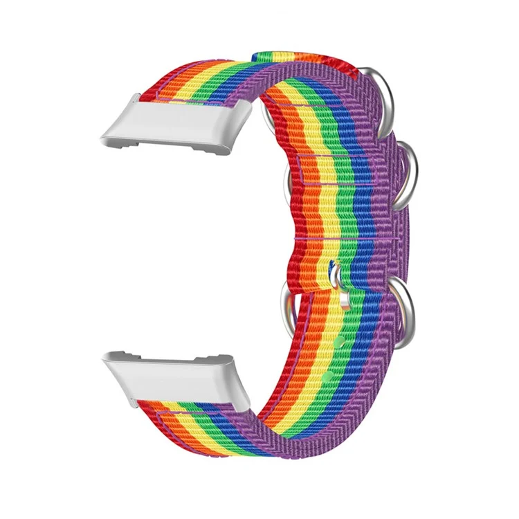 Para o Oppo Watch Free Watch Strap Straptable Nylon Bracelet Smart Watch Band Bandable For Women / Homens - Colorido
