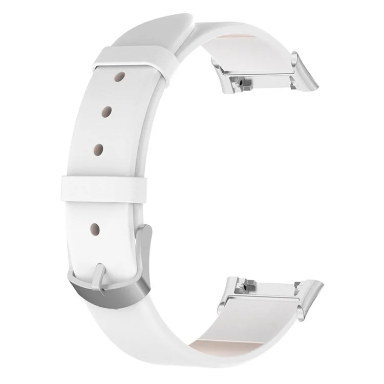 Para o Oppo Watch Watch Free Watch Band Com Cinta de Pulseira de Couro de Fivela - Branco