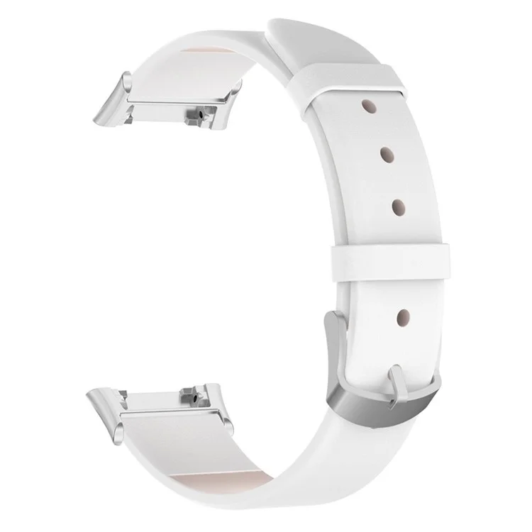 Para o Oppo Watch Watch Free Watch Band Com Cinta de Pulseira de Couro de Fivela - Branco