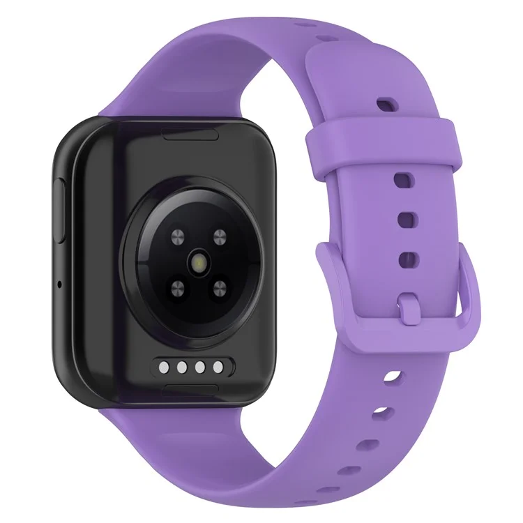 Para Oppo Watch 3 Sport Watch Band Soft Silicone Strap Wristband Replacement - Lilac Purple
