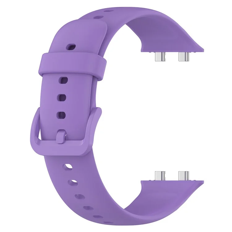 Para Oppo Watch 3 Sport Watch Band Soft Silicone Strap Wristband Replacement - Lilac Purple