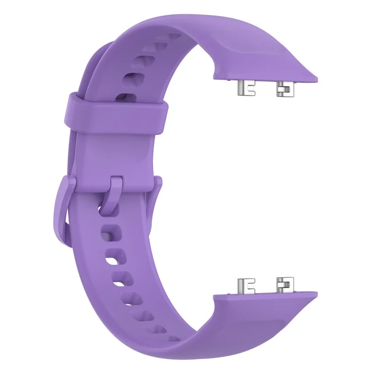 Para Oppo Watch 3 Sport Watch Band Soft Silicone Strap Wristband Replacement - Lilac Purple