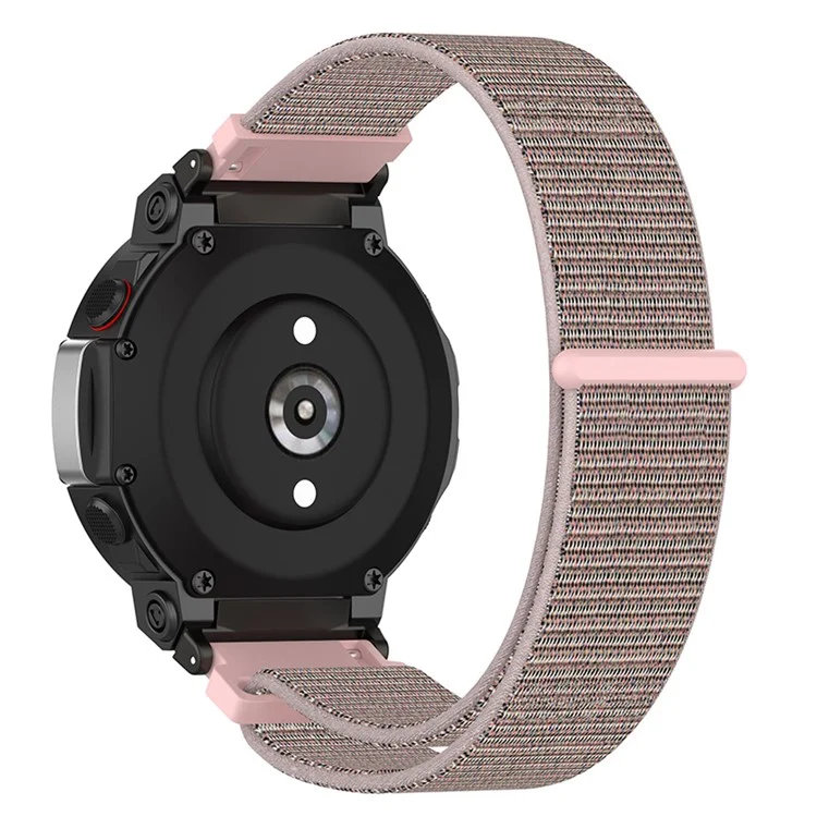 Pour Huami Amazfit T-rex 2 Loop Sport Word Strap Nylon Replacement de Retour - Rose