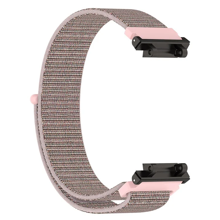 Pour Huami Amazfit T-rex 2 Loop Sport Word Strap Nylon Replacement de Retour - Rose