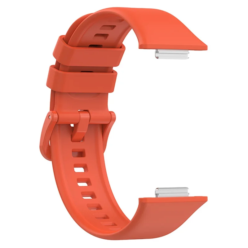 For Huawei Watch Fit 2 / Fit 2 Active / Classic / Elegant Silicone Watch Strap Soft Sport Replacement Watch Band - Orange