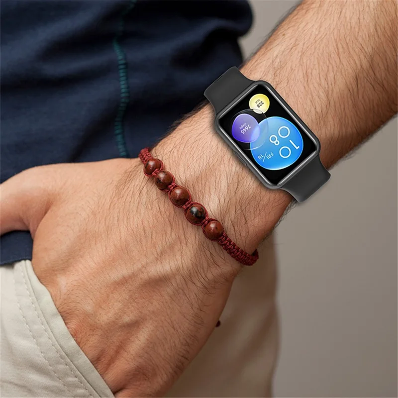 For Huawei Watch Fit 2 / Fit 2 Active / Classic / Elegant Silicone Watch Strap Soft Sport Replacement Watch Band - Orange