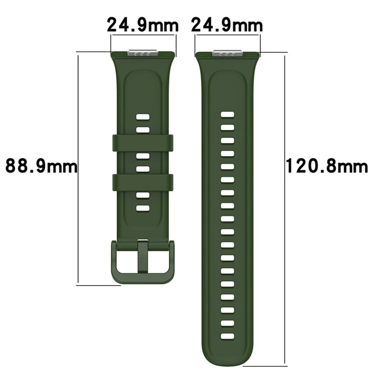 For Huawei Watch Fit 2 / Fit 2 Active / Classic / Elegant Silicone Watch Strap Soft Sport Replacement Watch Band - Yellow