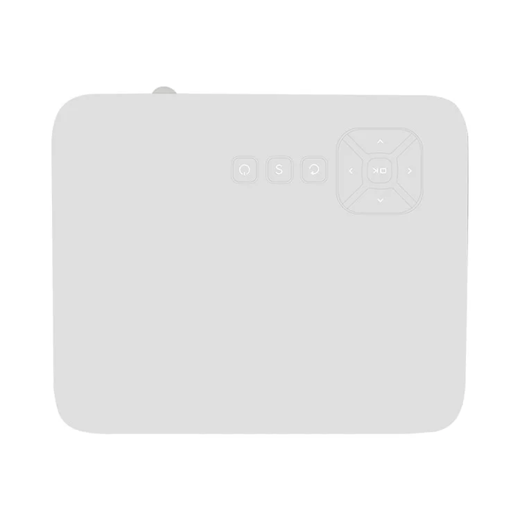 L003 Bluetooth 2000: 1 1080p Proyector Amazon Certified Netflix Android TV 10.0 2.4G / Proyector de Cine en Casa de Diseño de Doble Banda 5G - Enchufe de Ee. Uu.