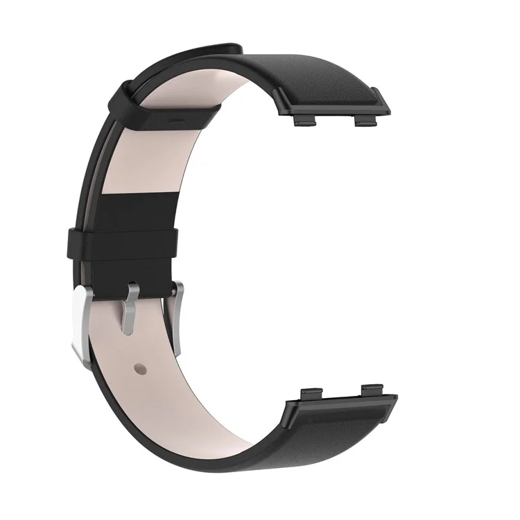Para Oppo Watch 3 Pro Solid Color Adjustable Leather Wrist Strap Replacement Watch Band - Negro