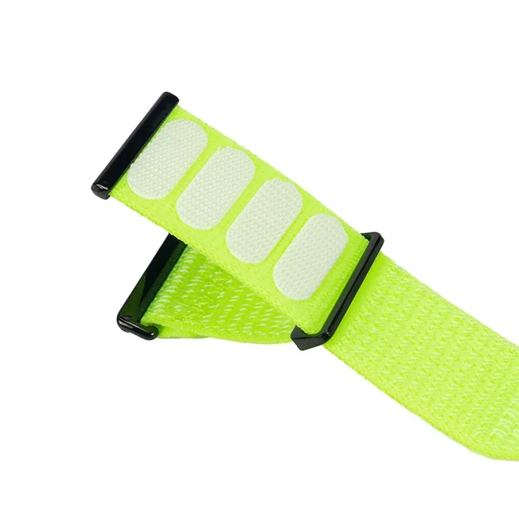For Oppo Watch 3 Breathable Soft Watch Strap Replacement Adjustable Nylon Wrist Band - Fluorescent Green
