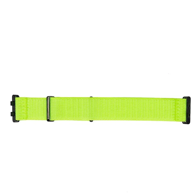 For Oppo Watch 3 Breathable Soft Watch Strap Replacement Adjustable Nylon Wrist Band - Fluorescent Green