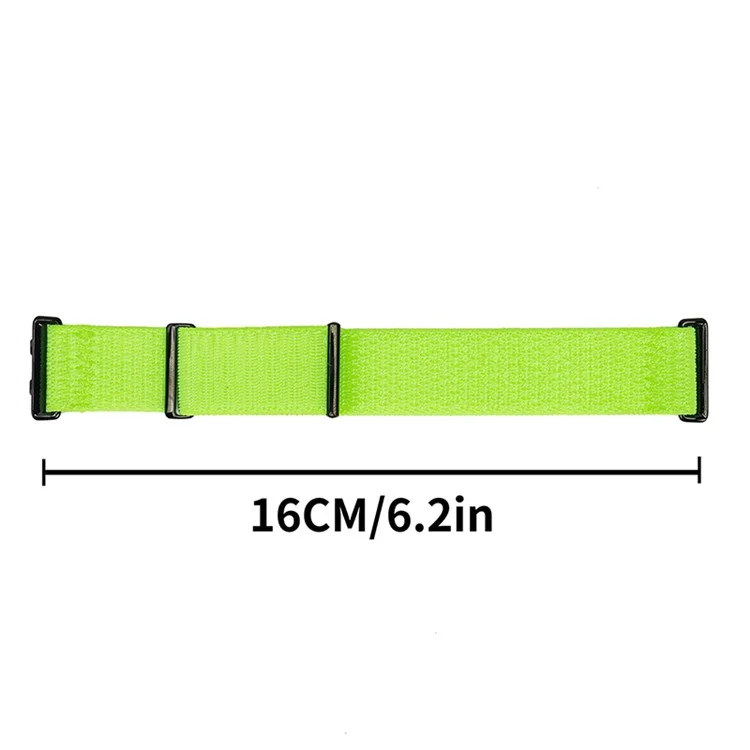 For Oppo Watch 3 Breathable Soft Watch Strap Replacement Adjustable Nylon Wrist Band - Fluorescent Green