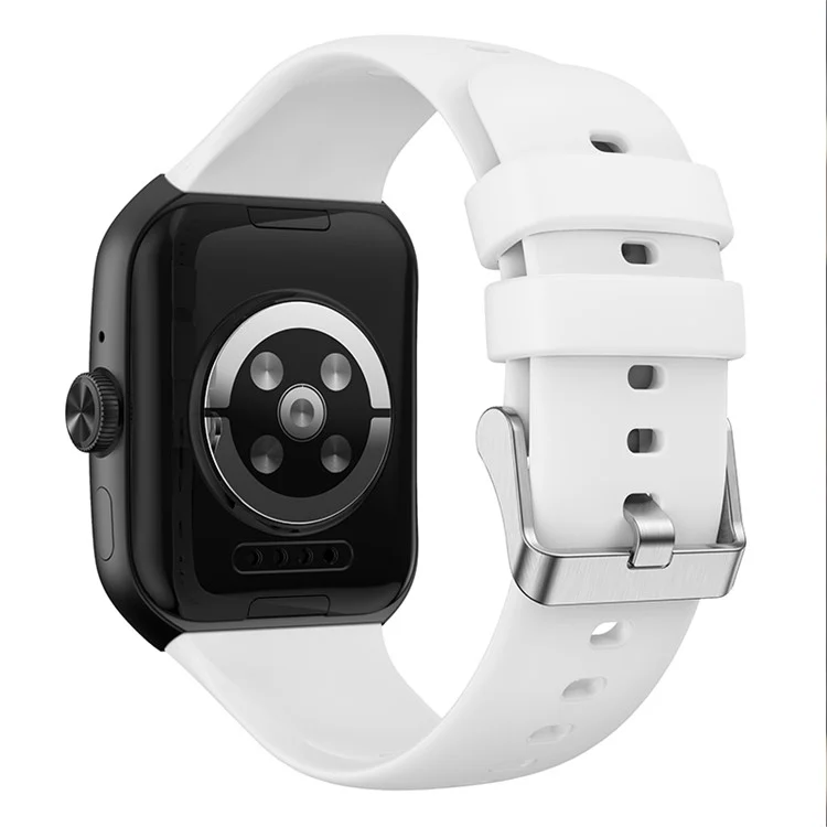 Для Oppo Watch 3 Pro Smart Watch Band Soft Skin Friendly Silicone Chiess Restband - Белый