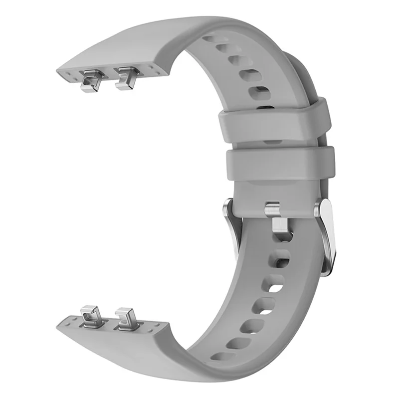 Per Oppo Watch 3 Pro Smart Watch Band Smart Skin Skin a Friendly Silicone Sostituzione Cinturino da Cinturino - Grigio