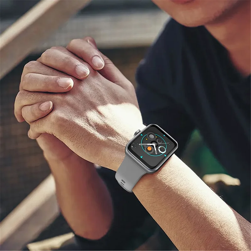 Per Oppo Watch 3 Pro Smart Watch Band Smart Skin Skin a Friendly Silicone Sostituzione Cinturino da Cinturino - Grigio