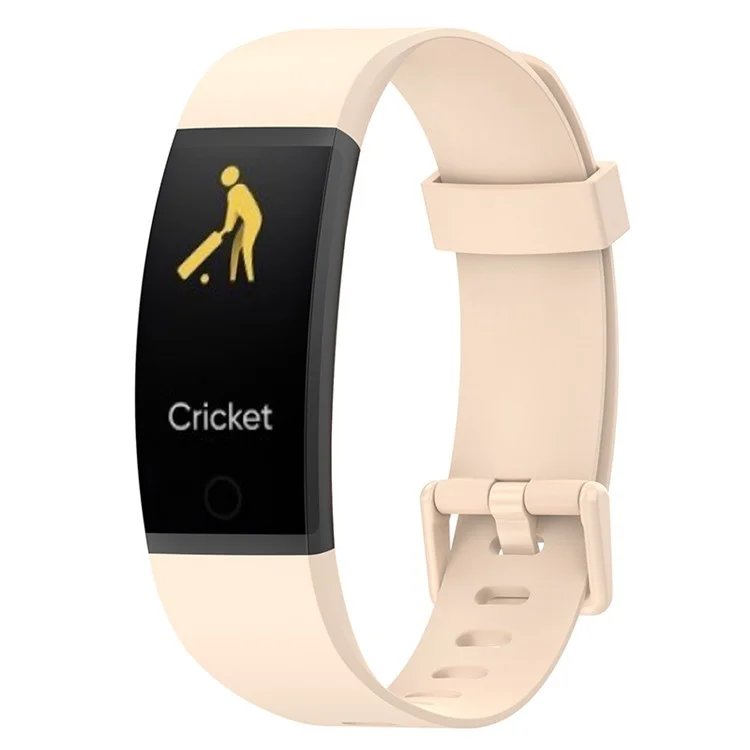Para a Banda Realme Sport Silicone Watch Strap 18mm Substituição Braça Com Fivela Colorida - Rosa