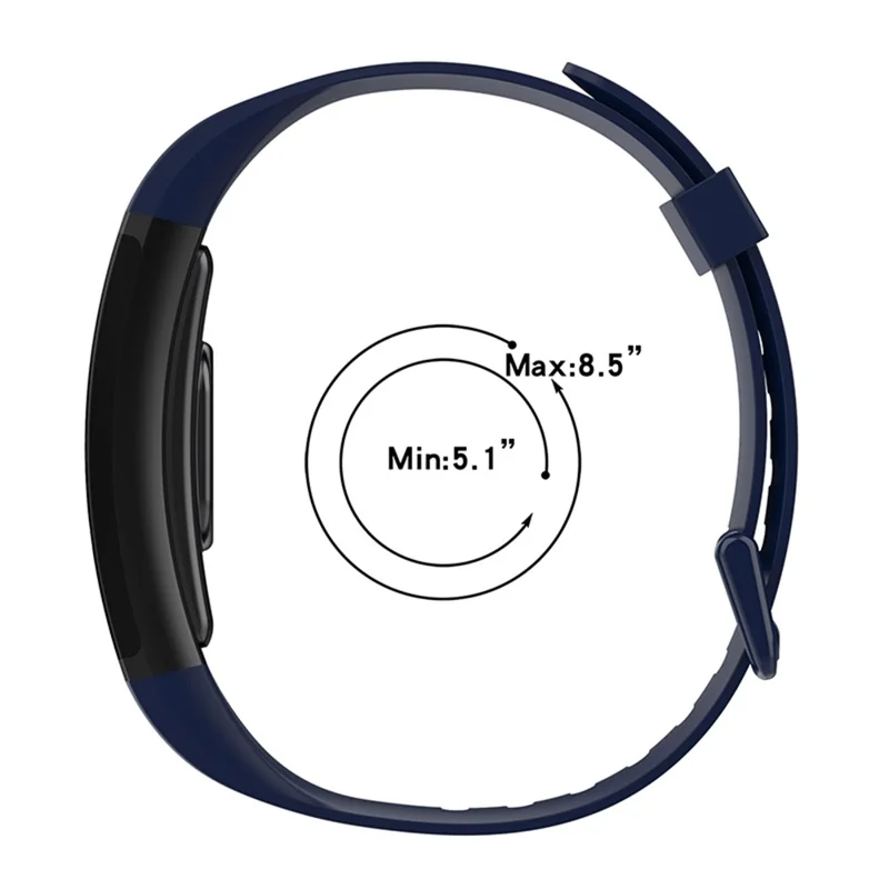 For Realme Band Sport Silicone Watch Strap 18mm Replacement Band Bracelet with Colorful Buckle - Black