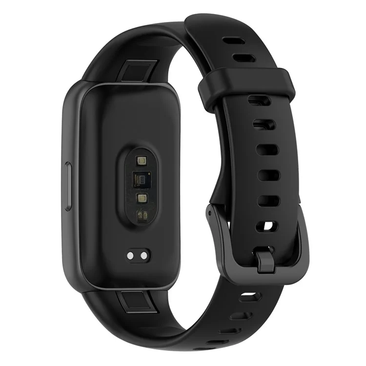 For Keep B3 Soft TPU Watch Bands Smartwatch Replacement Straps with Classic Clasp - Black