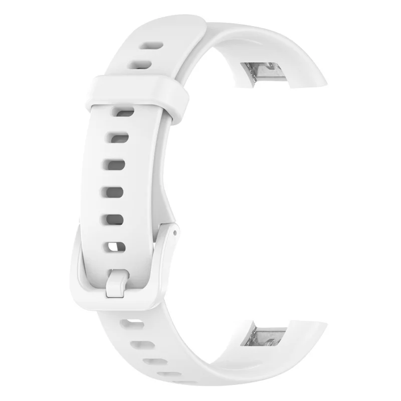 Für Keep B3 Soft TPU Watch Bands Smartwatch -ersatzbänder Mit Klassischem Verschluss - Weiß