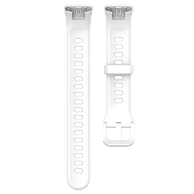 Für Keep B3 Soft TPU Watch Bands Smartwatch -ersatzbänder Mit Klassischem Verschluss - Weiß