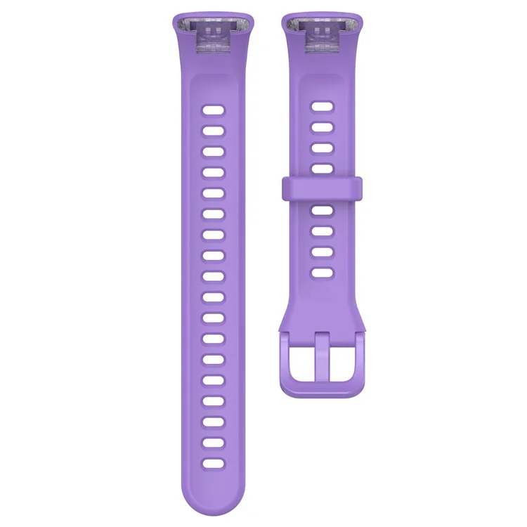 For Keep B3 Soft TPU Watch Bands Smartwatch Replacement Straps with Classic Clasp - Purple