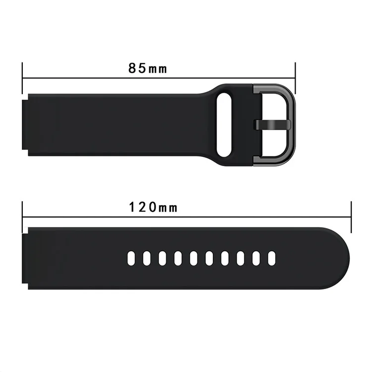 Für Huawei Watch Fit mini / Talkband B3 / Talkband B6 Soft Silikon-Uhrenarmband 16mm Quick Release Ersatz-Armband mit bunter Schnalle - Gelb
