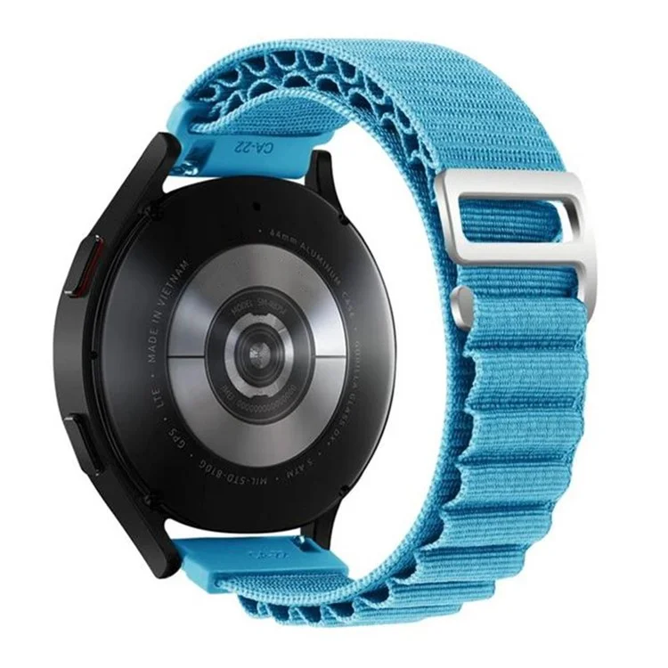 Pour Coros Pace 2 / Coros Apex 42mm Remplacement Bracelet de montre 20mm Universel Nylon Réglable - Bleu océan