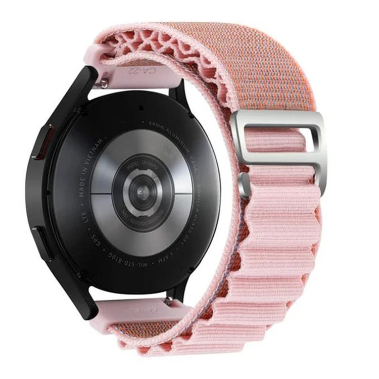For Coros Pace 2  /  Coros Apex 42mm Replacement Wrist Band 20mm Universal Nylon Adjustable Watch Strap - Pink