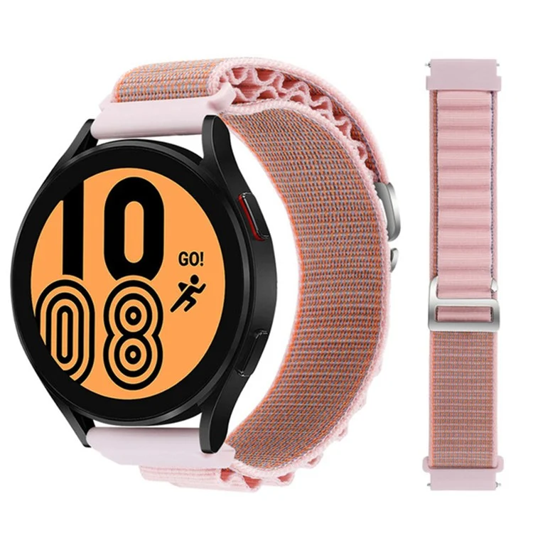 For Coros Pace 2  /  Coros Apex 42mm Replacement Wrist Band 20mm Universal Nylon Adjustable Watch Strap - Pink