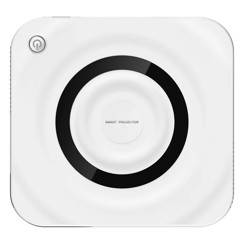 Y9 2+16G Wireless WiFi Projector 1080P Home Theater Mini Bluetooth-compatible Projector Support 200'' Projection Screen Size (White / Android) - US Plug