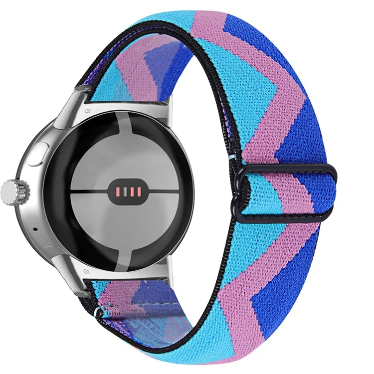 Für Google Pixel Watch Fleed Watch Band Atmungsable Handgelenksgurtersatz Durch Silberadapter - 1