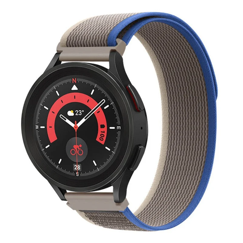 Per Garmin Forerunner 255 / 745 Cinturino di ricambio in nylon da 22 mm, Cinghia sportiva a giro, Regolabile - Blu