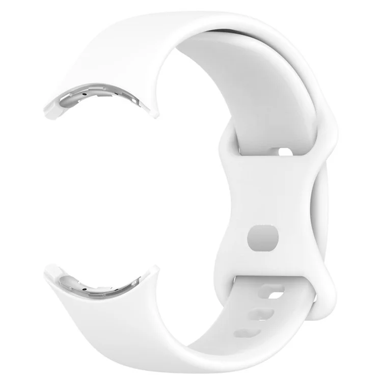 Für Google Pixel Watch 3 41mm / Watch 2 / Pixel Watch Silikon-Armband Ersatz Armband Smart Watch Armband - Weiß