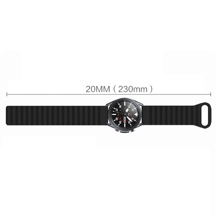 Pour Google Pixel Watch Band de Surveillance Magnétique Réglable à Double Couleur - Blanc Antique / Brouillard